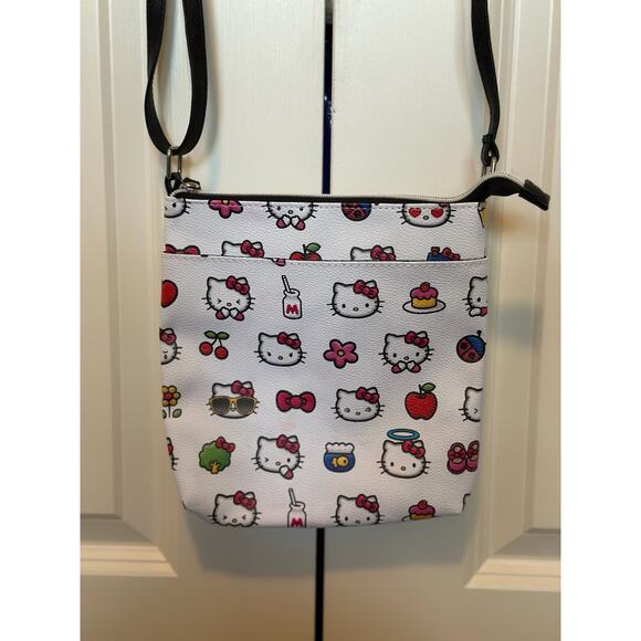 Sanrio Bags Hello Kitty Sanrio Fab Starpoint NY White Tote Bag Purse 8.5”x9” - Picture 2 of 7